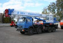 Автокран 32 тонны Галичанин